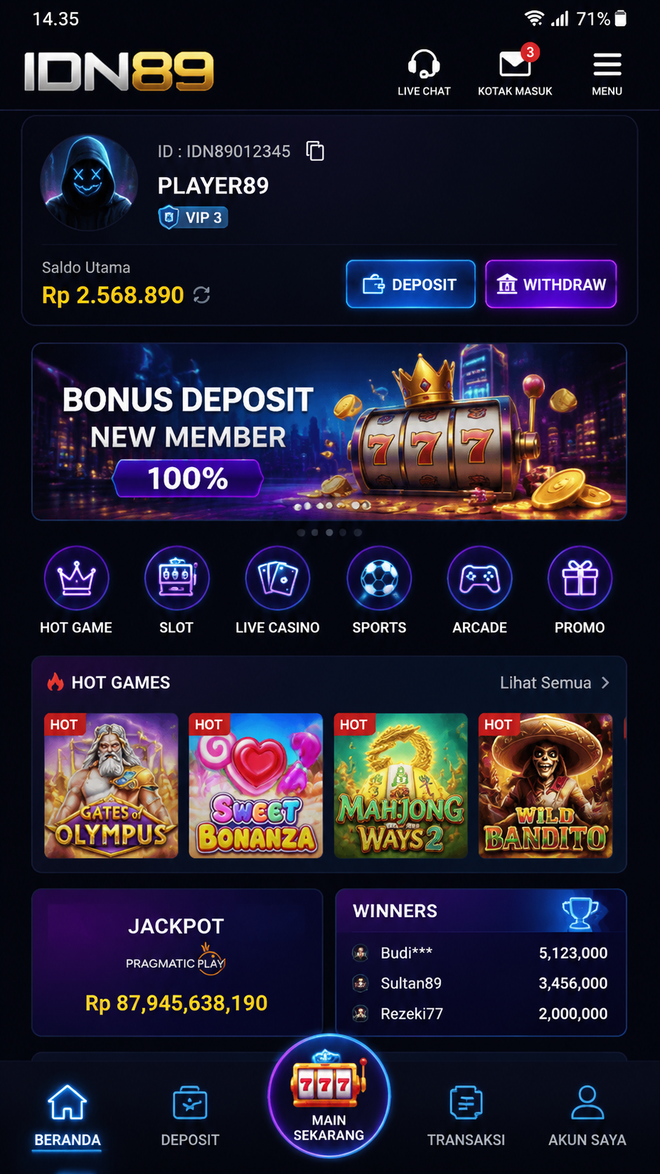 Screenshot 3 idn89